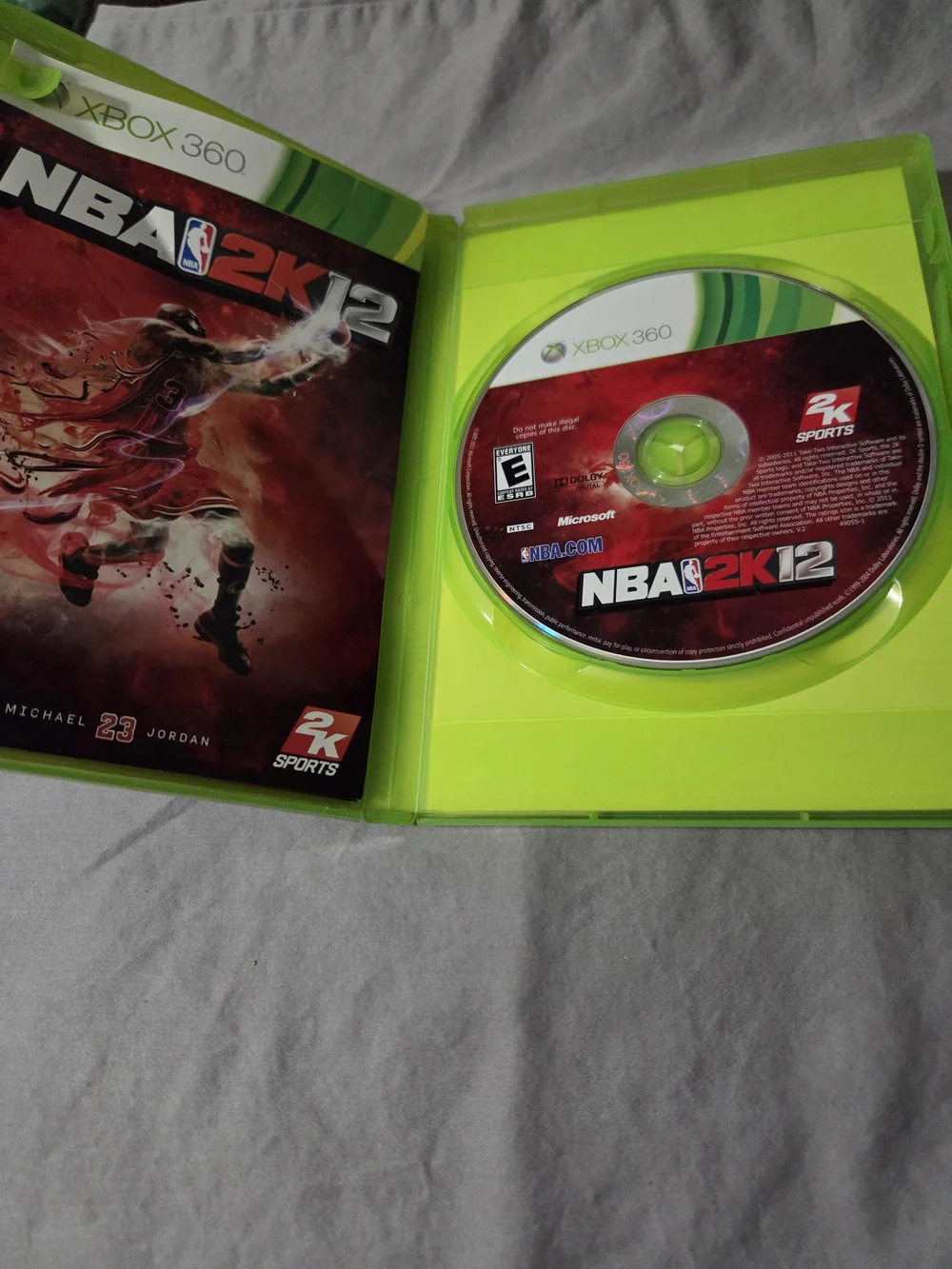 NBA 2K (Xbox 360) Michael Jordan Red Cover - 2K Sports